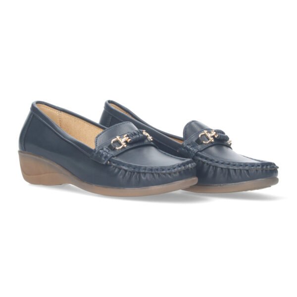 Mocasin de cu?a para mujer