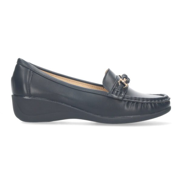 Mocasin de cu?a para mujer - Imagen 2
