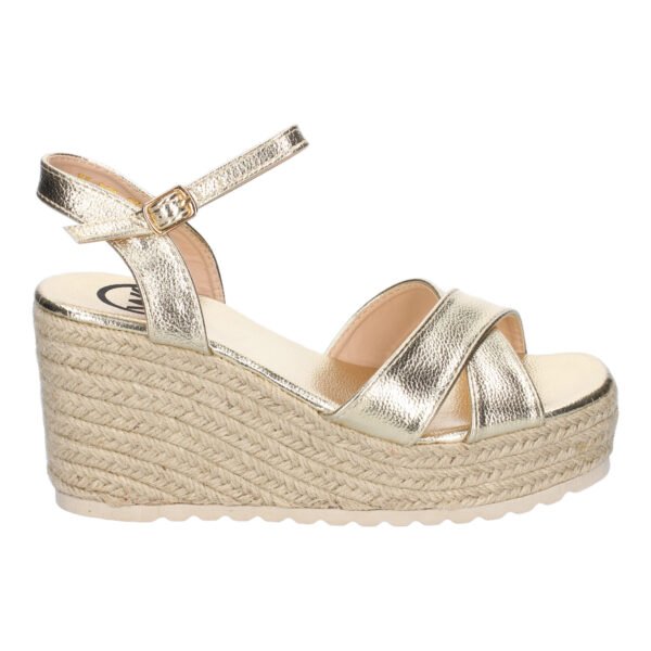 Sandalia de Cu?a de Yute para Mujer, Comodas y Elegantes, Dise?o Trenzado en la Pala - Imagen 2