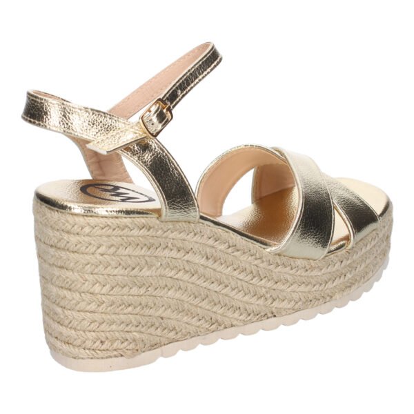 Sandalia de Cu?a de Yute para Mujer, Comodas y Elegantes, Dise?o Trenzado en la Pala - Imagen 4