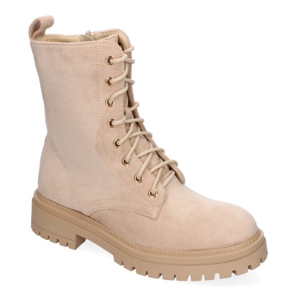 Bot?n de Mujer Estilo Militar, Comodos y Elegantes, Suela Dentada - Imagen 3