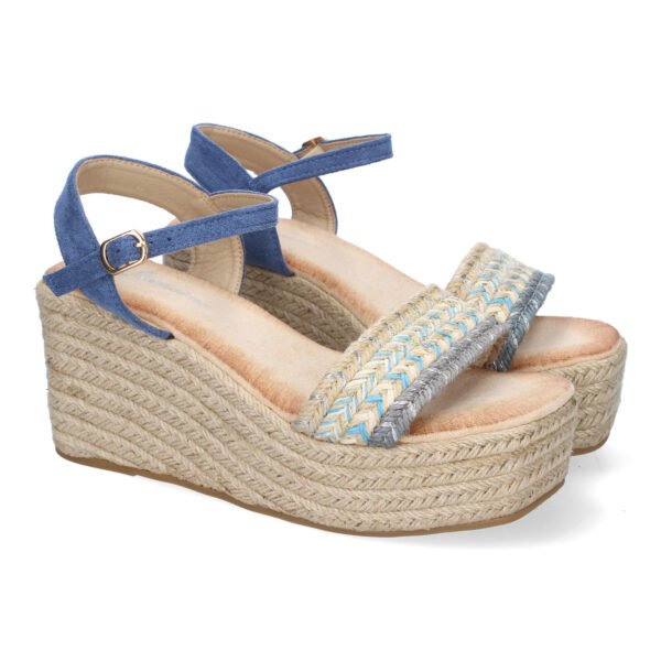 Sandalia de Cu?a de Yute para Mujer, Comodas y Elegantes, Dise?o Moderno