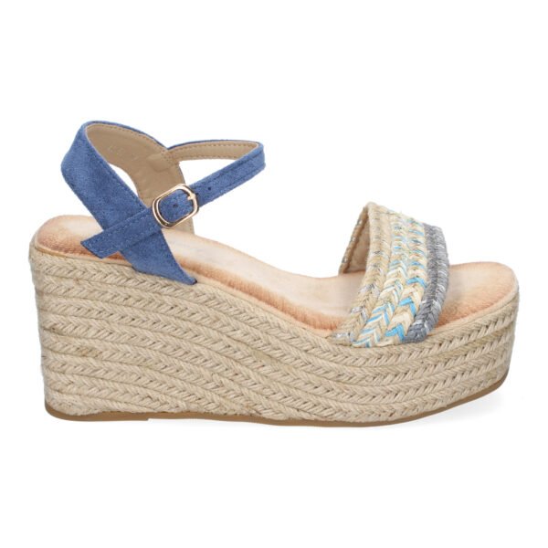 Sandalia de Cu?a de Yute para Mujer, Comodas y Elegantes, Dise?o Moderno - Imagen 2