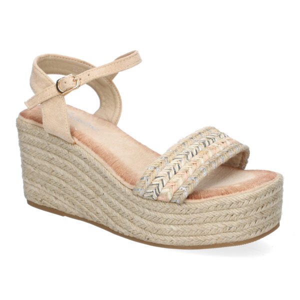 Sandalia de Cu?a de Yute para Mujer, Comodas y Elegantes, Dise?o Moderno - Imagen 3