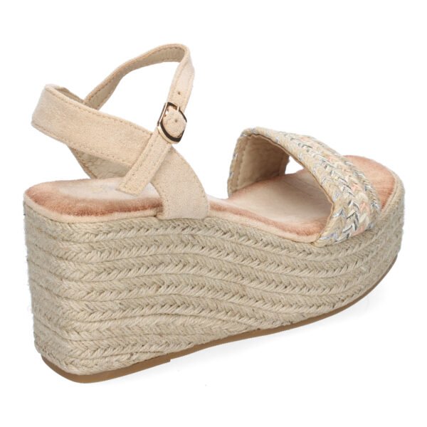 Sandalia de Cu?a de Yute para Mujer, Comodas y Elegantes, Dise?o Moderno - Imagen 4