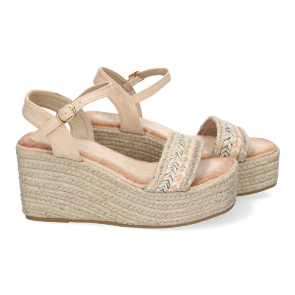 Sandalia de Cu?a de Yute para Mujer, Comodas y Elegantes, Dise?o Moderno - Imagen 5