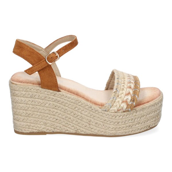 Sandalia de Cu?a de Yute para Mujer, Comodas y Elegantes, Dise?o Moderno - Imagen 2