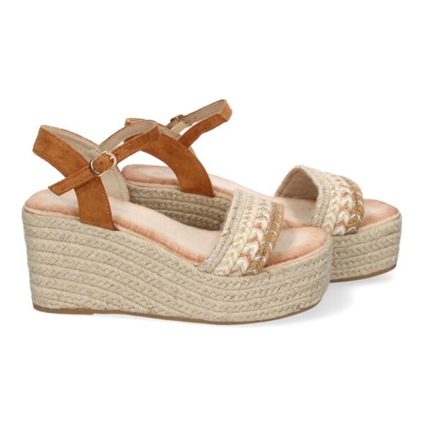 Sandalia de Cu?a de Yute para Mujer, Comodas y Elegantes, Dise?o Moderno - Imagen 5