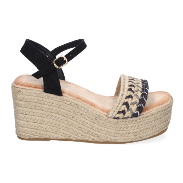 Sandalia de Cu?a de Yute para Mujer, Comodas y Elegantes, Dise?o Moderno - Imagen 2
