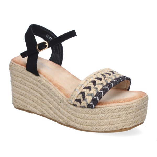 Sandalia de Cu?a de Yute para Mujer, Comodas y Elegantes, Dise?o Moderno - Imagen 3
