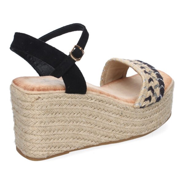 Sandalia de Cu?a de Yute para Mujer, Comodas y Elegantes, Dise?o Moderno - Imagen 4