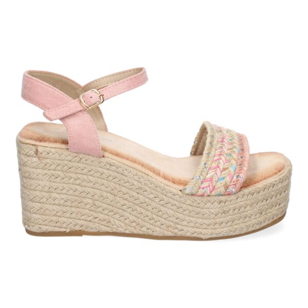 Sandalia de Cu?a de Yute para Mujer, Comodas y Elegantes, Dise?o Moderno - Imagen 2