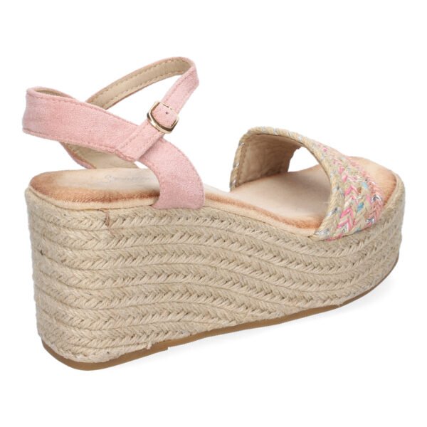 Sandalia de Cu?a de Yute para Mujer, Comodas y Elegantes, Dise?o Moderno - Imagen 4