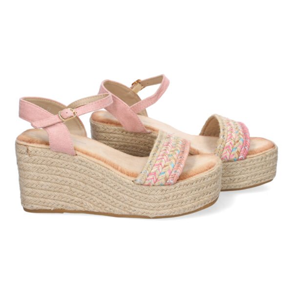 Sandalia de Cu?a de Yute para Mujer, Comodas y Elegantes, Dise?o Moderno - Imagen 5