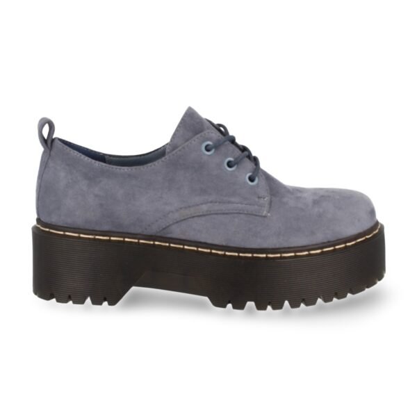 Zapato doble suela con cordoneras
