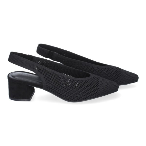 Zapato de tacon para Mujer, Comodo, Estilo Salon, de Punta Fina, Calados - Imagen 5