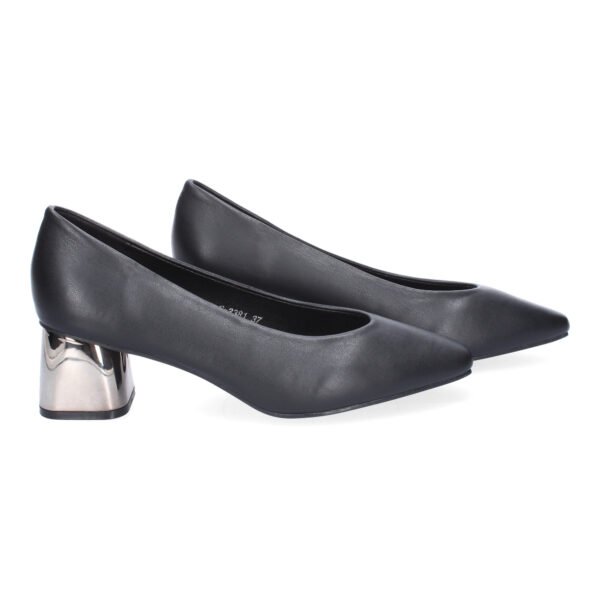 Zapatos de Sal?n Elegantes para Mujer, Tac?n Cuadrado - Imagen 5