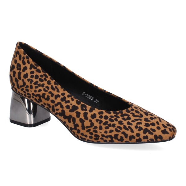 Zapatos de Sal?n Elegantes para Mujer, Tac?n Cuadrado - Imagen 3