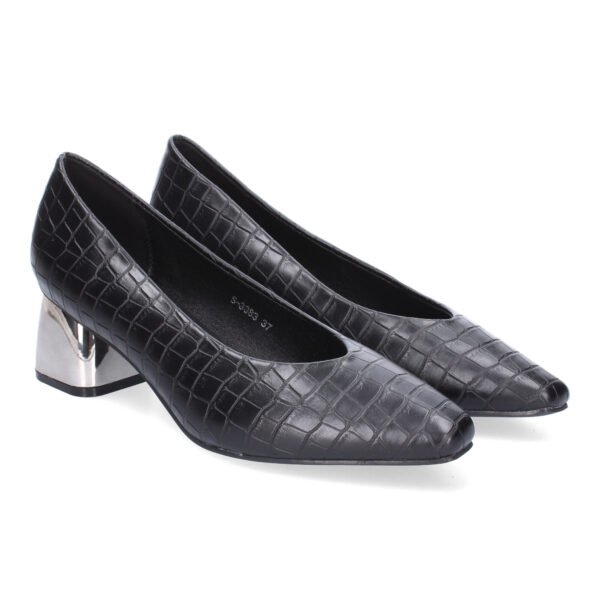 Zapatos de Sal?n Elegantes para Mujer, Tac?n Cuadrado