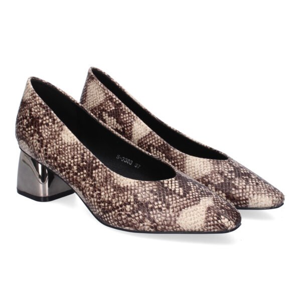Zapatos de Sal?n Elegantes para Mujer, Tac?n Cuadrado