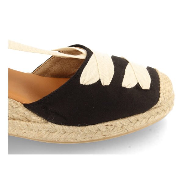 Sandalia de Cu?a con Yute y Cordones - Imagen 5
