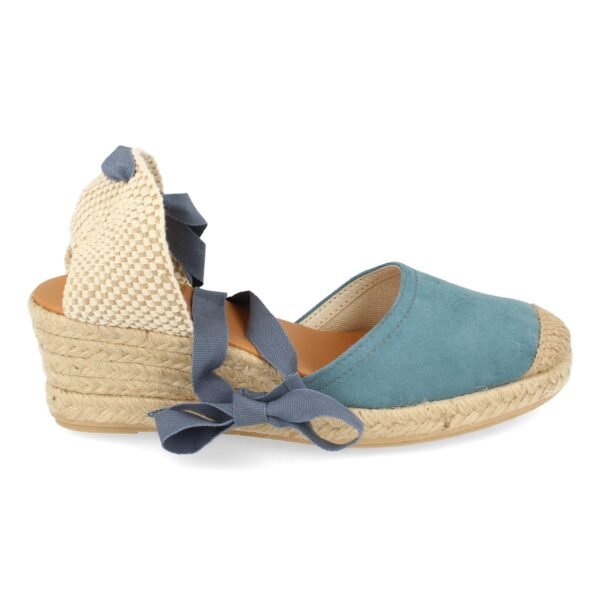 Sandalia de Cu?a con Yute y Cordones - Imagen 2