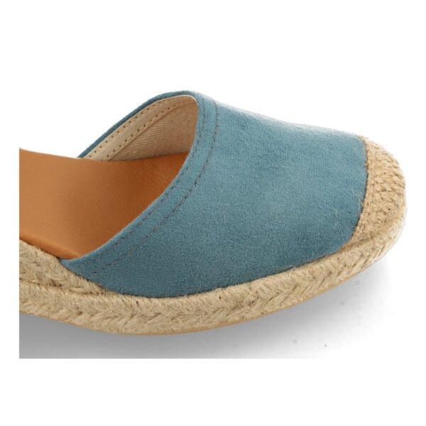 Sandalia de Cu?a con Yute y Cordones - Imagen 5