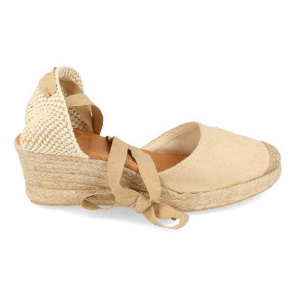 Sandalia de Cu?a con Yute y Cordones - Imagen 2