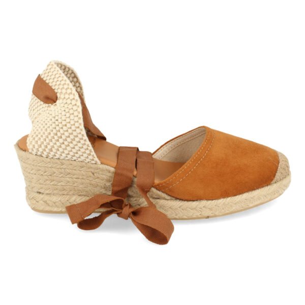 Sandalia de Cu?a con Yute y Cordones - Imagen 2