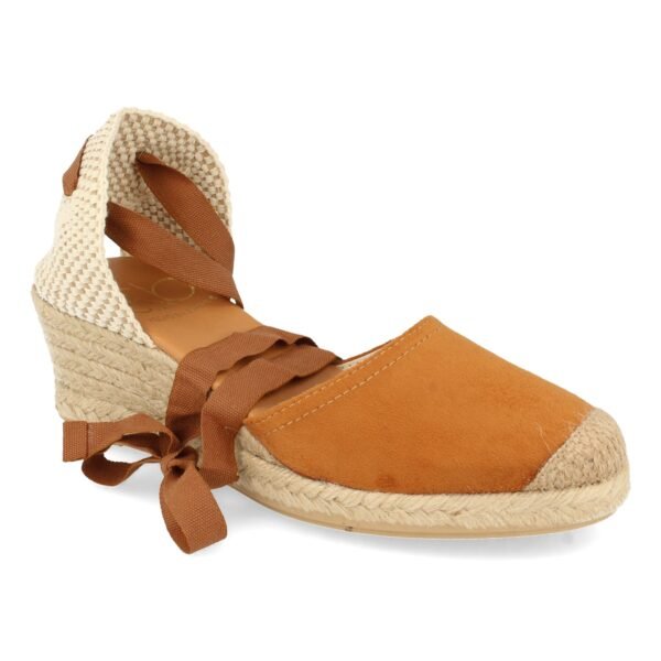 Sandalia de Cu?a con Yute y Cordones - Imagen 3