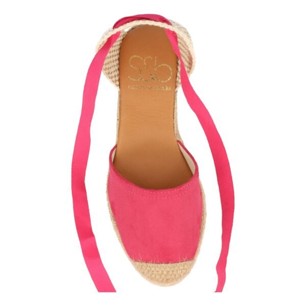 Sandalia de Cu?a con Yute y Cordones - Imagen 4