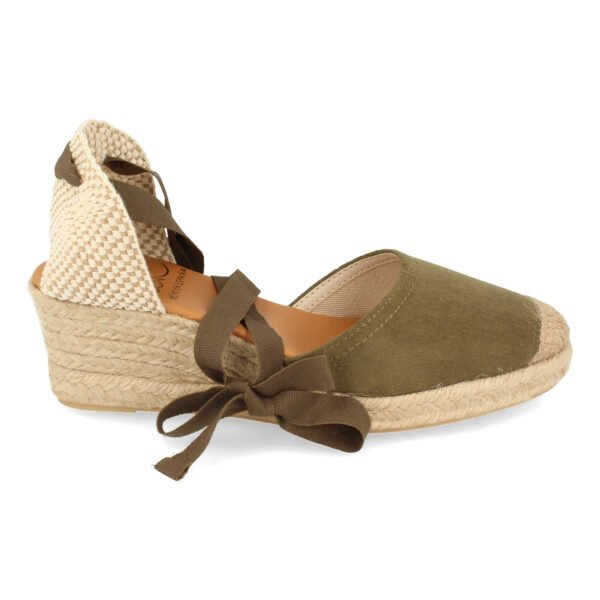 Sandalia de Cu?a con Yute y Cordones - Imagen 2