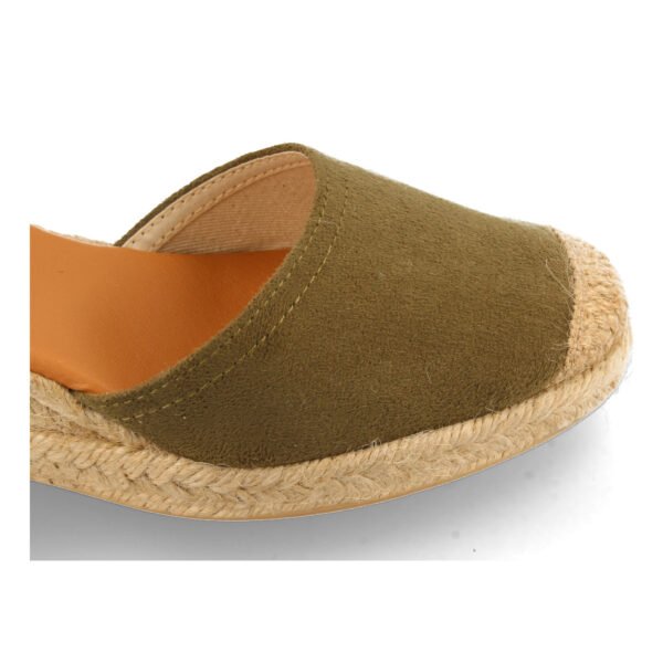 Sandalia de Cu?a con Yute y Cordones - Imagen 5