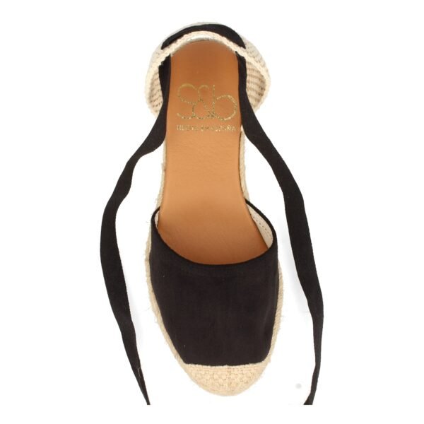 Sandalia de Cu?a con Yute y Cordones - Imagen 4