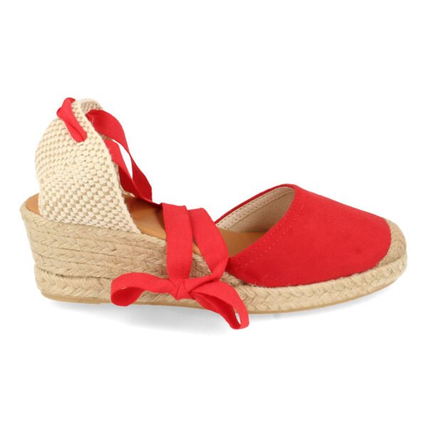 Sandalia de Cu?a con Yute y Cordones - Imagen 2