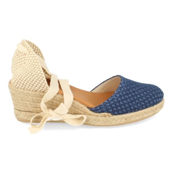Sandalia de Cu?a con Yute y Cordones - Imagen 2
