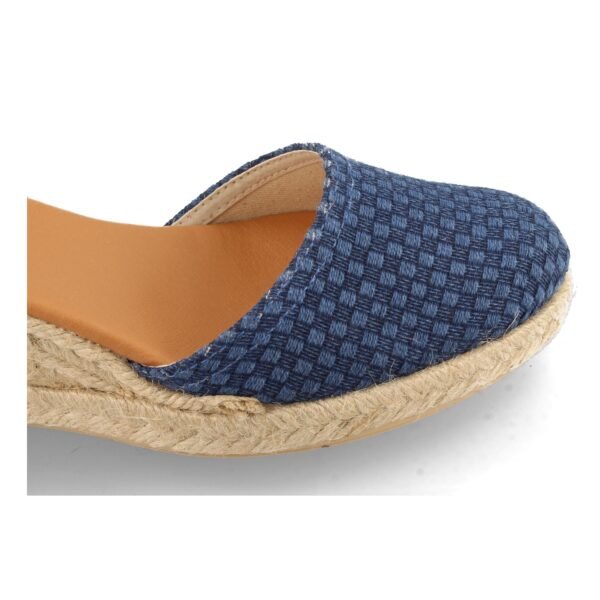 Sandalia de Cu?a con Yute y Cordones - Imagen 5