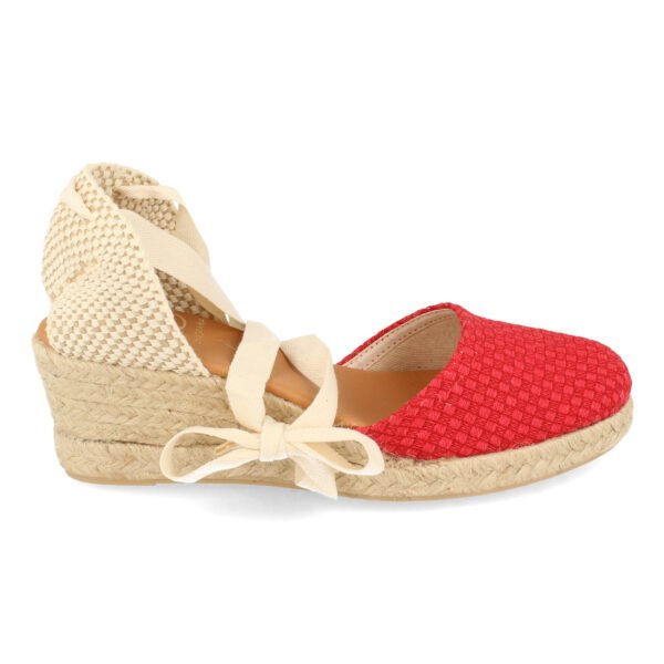 Sandalia de Cu?a con Yute y Cordones - Imagen 2