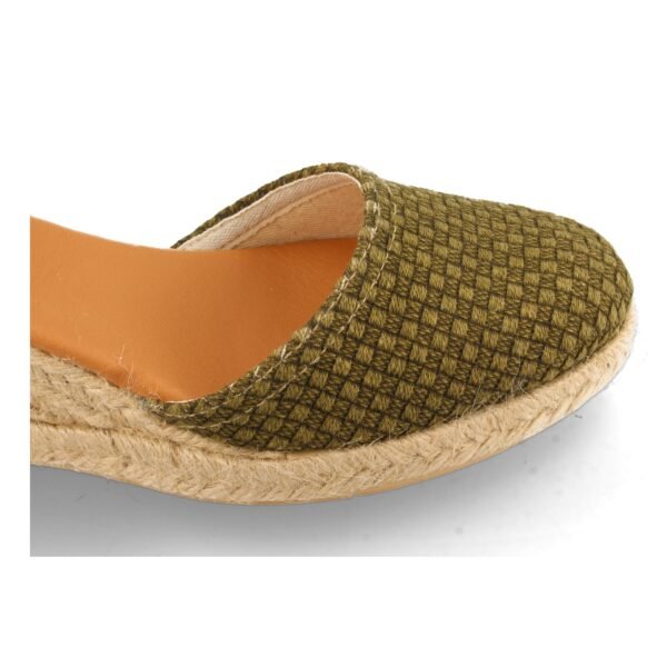 Sandalia de Cu?a con Yute y Cordones - Imagen 5