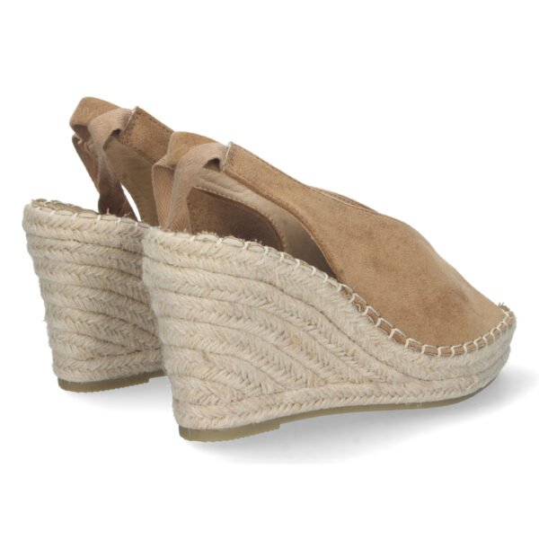 Sandalia de Cu?a con Yute y Cordones - Imagen 4