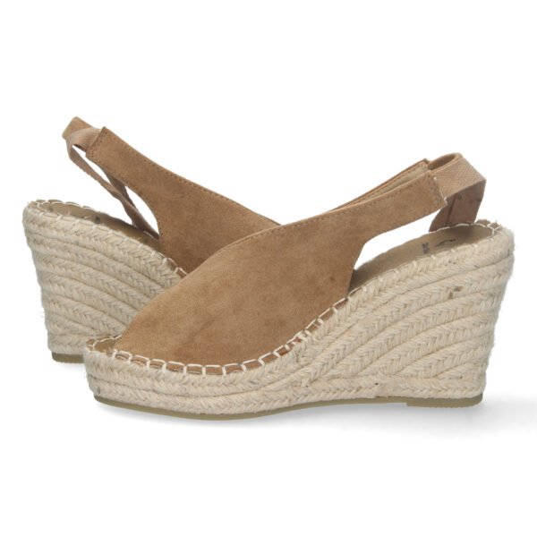 Sandalia de Cu?a con Yute y Cordones - Imagen 5