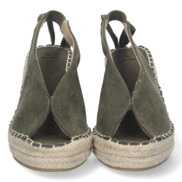 Sandalia de Cu?a con Yute y Cordones - Imagen 3