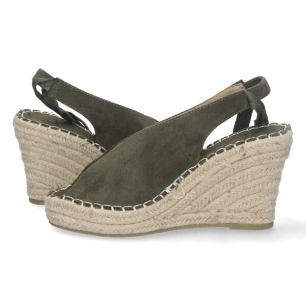 Sandalia de Cu?a con Yute y Cordones - Imagen 5