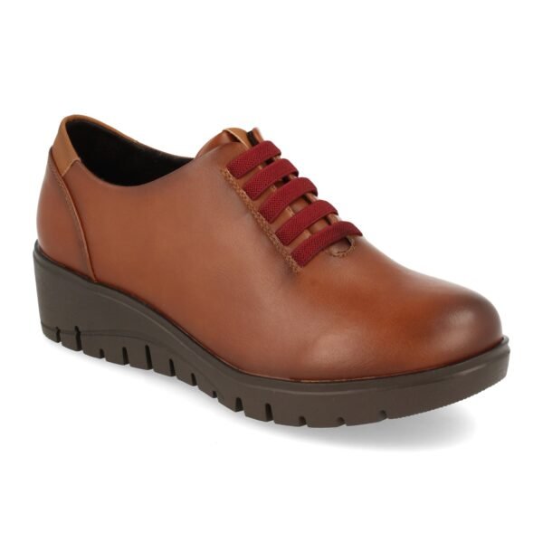 Zapato de Cu?a con Cordones Elasticos - Imagen 2