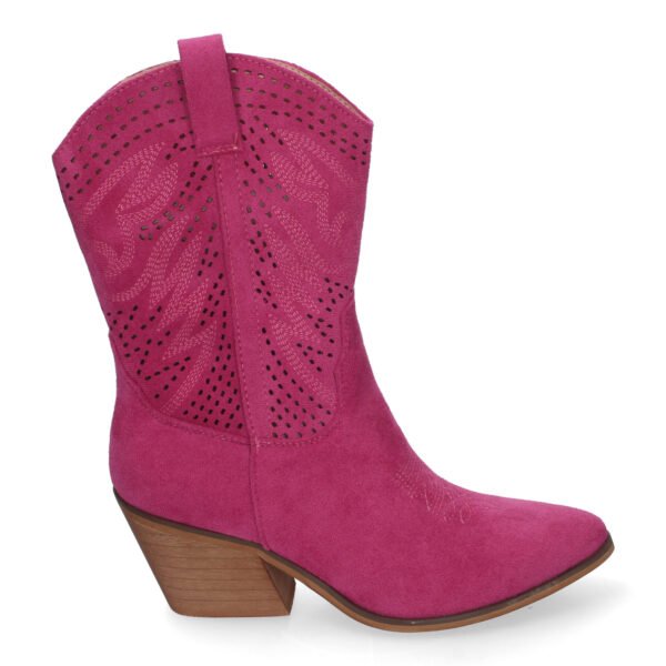 Bot?n de Tac?n Campero para Mujer, Estilo Vaquero, Elegantes - Imagen 2