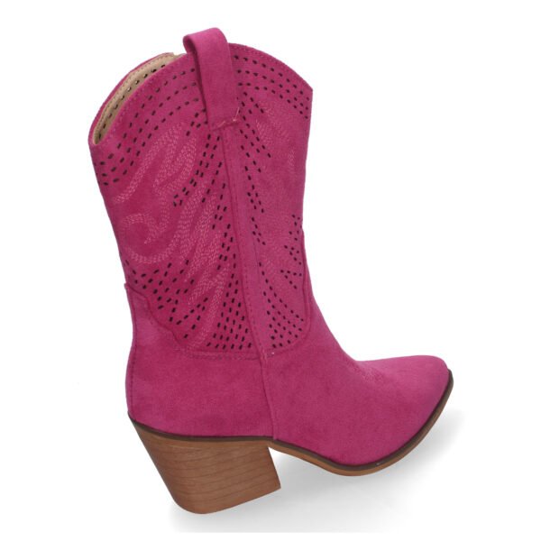 Bot?n de Tac?n Campero para Mujer, Estilo Vaquero, Elegantes - Imagen 4