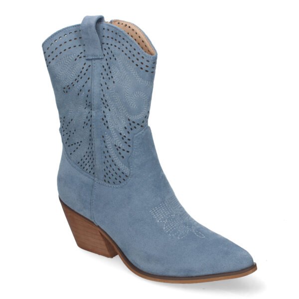 Bot?n de Tac?n Campero para Mujer, Estilo Vaquero, Elegantes - Imagen 3