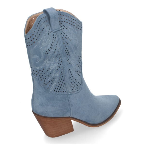 Bot?n de Tac?n Campero para Mujer, Estilo Vaquero, Elegantes - Imagen 4