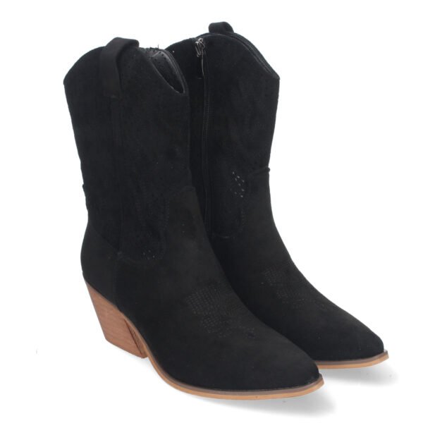 Bot?n de Tac?n Campero para Mujer, Estilo Vaquero, Elegantes