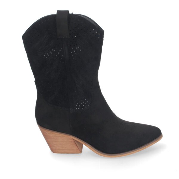 Bot?n de Tac?n Campero para Mujer, Estilo Vaquero, Elegantes - Imagen 2